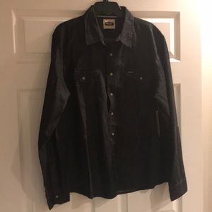 Wrangler black denim shirt